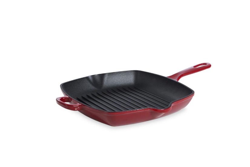 BK, Grill Pan 26cm Bourgogne, Chili Red, Cast Iron1