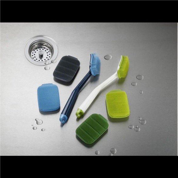 Joseph Joseph, Cleantech™ scrubbing sponge, Set of 2 - blue_grey2