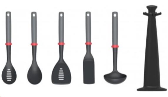 Joseph Joseph, Duo 5-piece utensil set with stand3