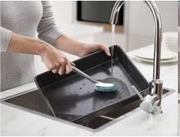 Joseph Joseph, Duo washing-up brush (grey_mint)3
