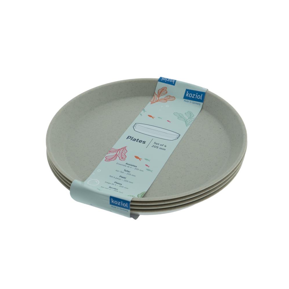 Koziol, Set of 4 Dinner Plates 20,5cm2