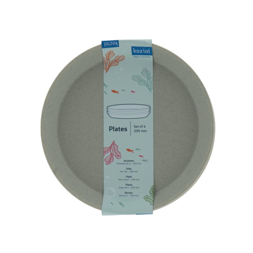 Koziol, Set of 4 Dinner Plates 20,5cm4
