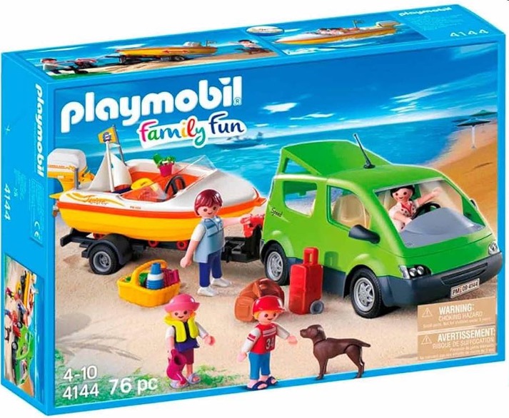 Playmobil, Family Van With Boat and Trailer2