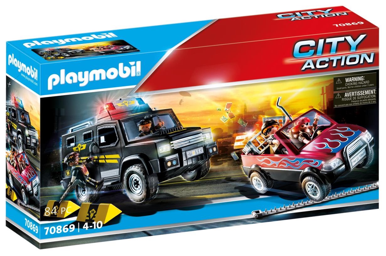 Playmobil, Police Pursuit Of The Bank Robbers2