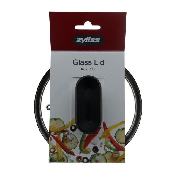 Zyliss, Flat Glass Lid 16cm2