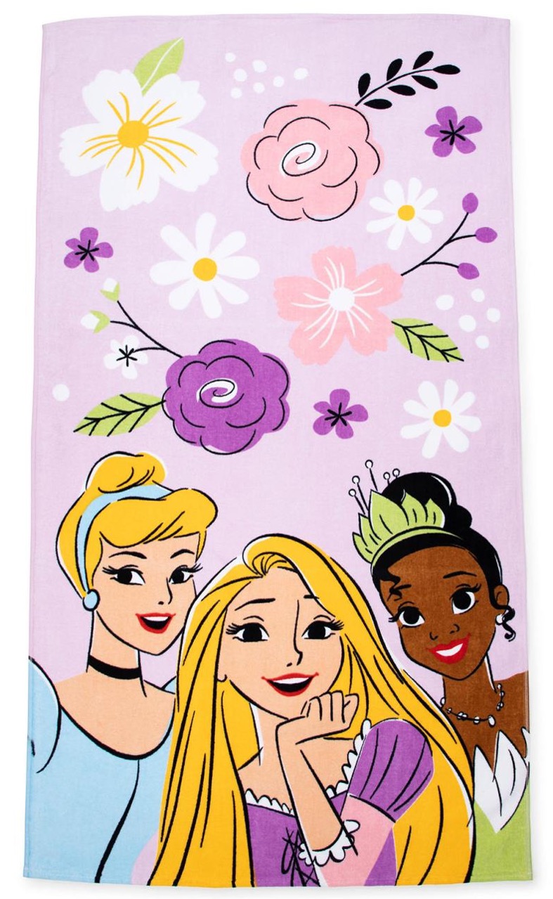 Princess, _Flower Girls_ Oversized Beach Towel 86x162cm